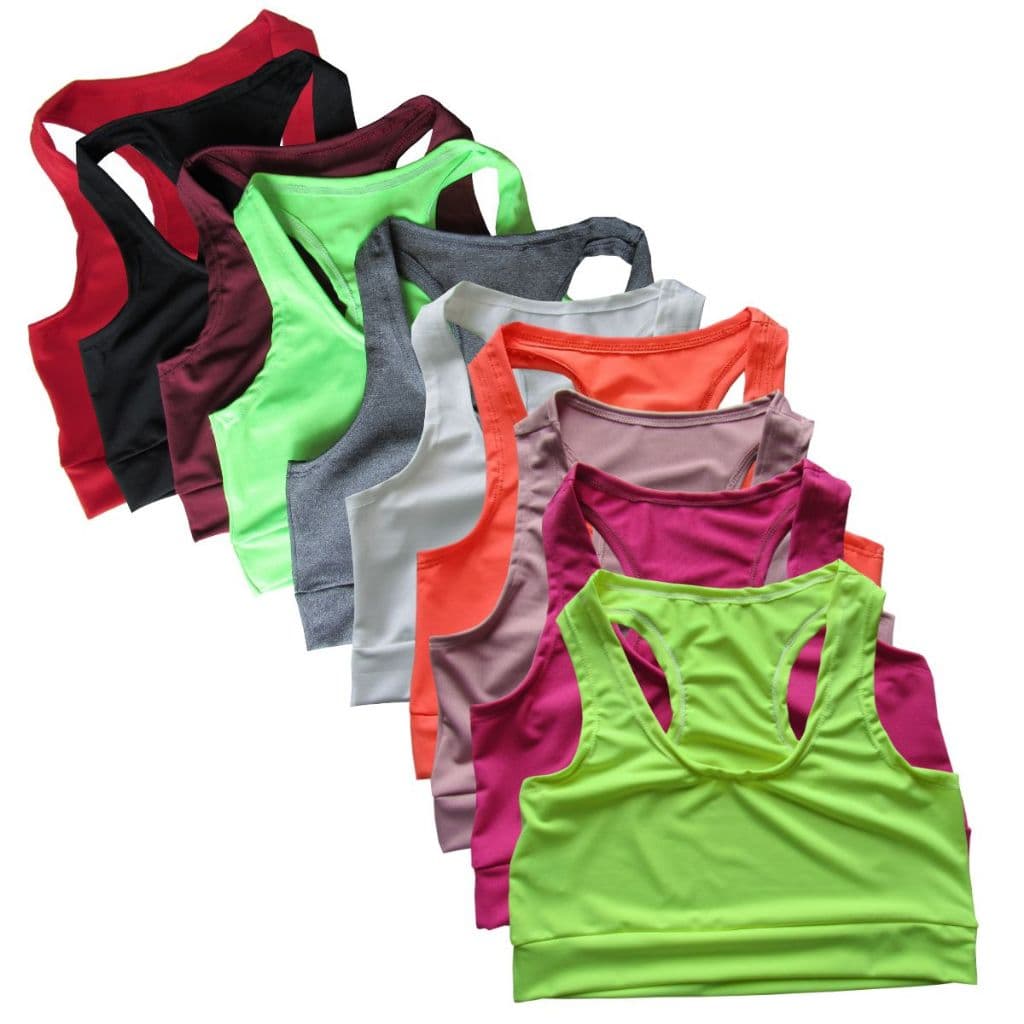 Kit 5 Ou Apenas 2 Top academia Nadador Suplex Fitness Academia Treino Corrida Roupas Femininas