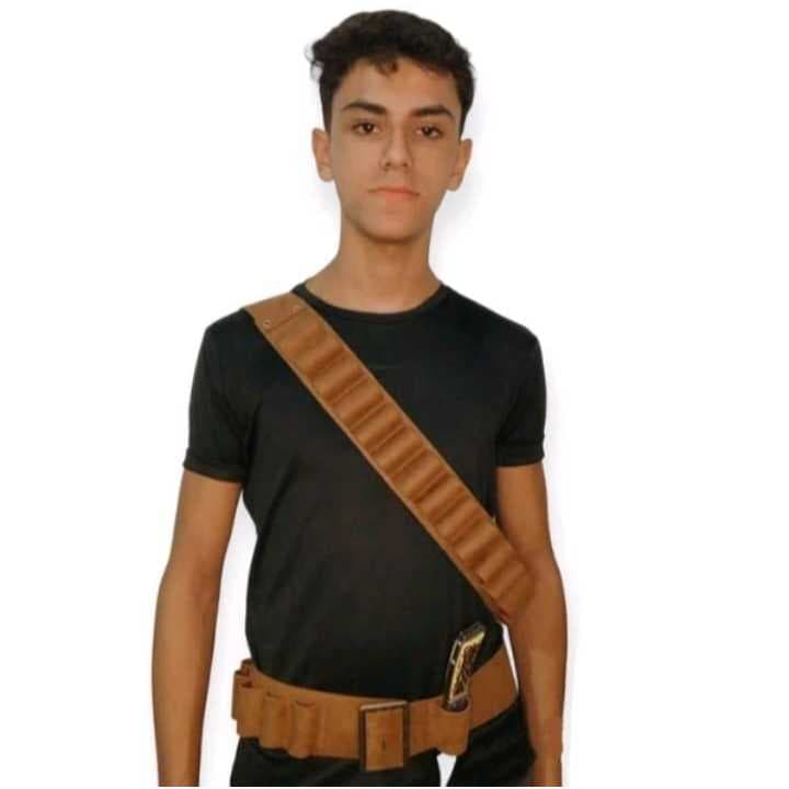 Kit Cangaceiro Cartucheira + Cinto Cartucheira / Acessórios para fantasia / Festa Junina