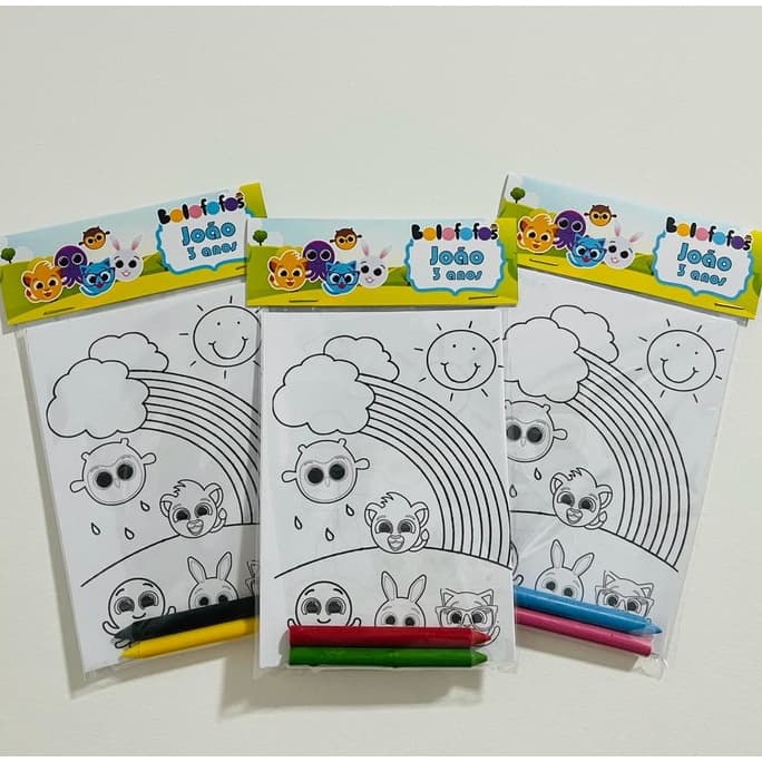 KIT COLORIR PINTAR LEMBRANCINHA PARA SUA FESTA ANIVERSARIO INFANTIL
