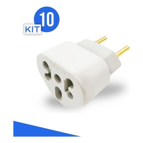 Adaptador De Tomada Bob Love 10a/20a 250v T Universal