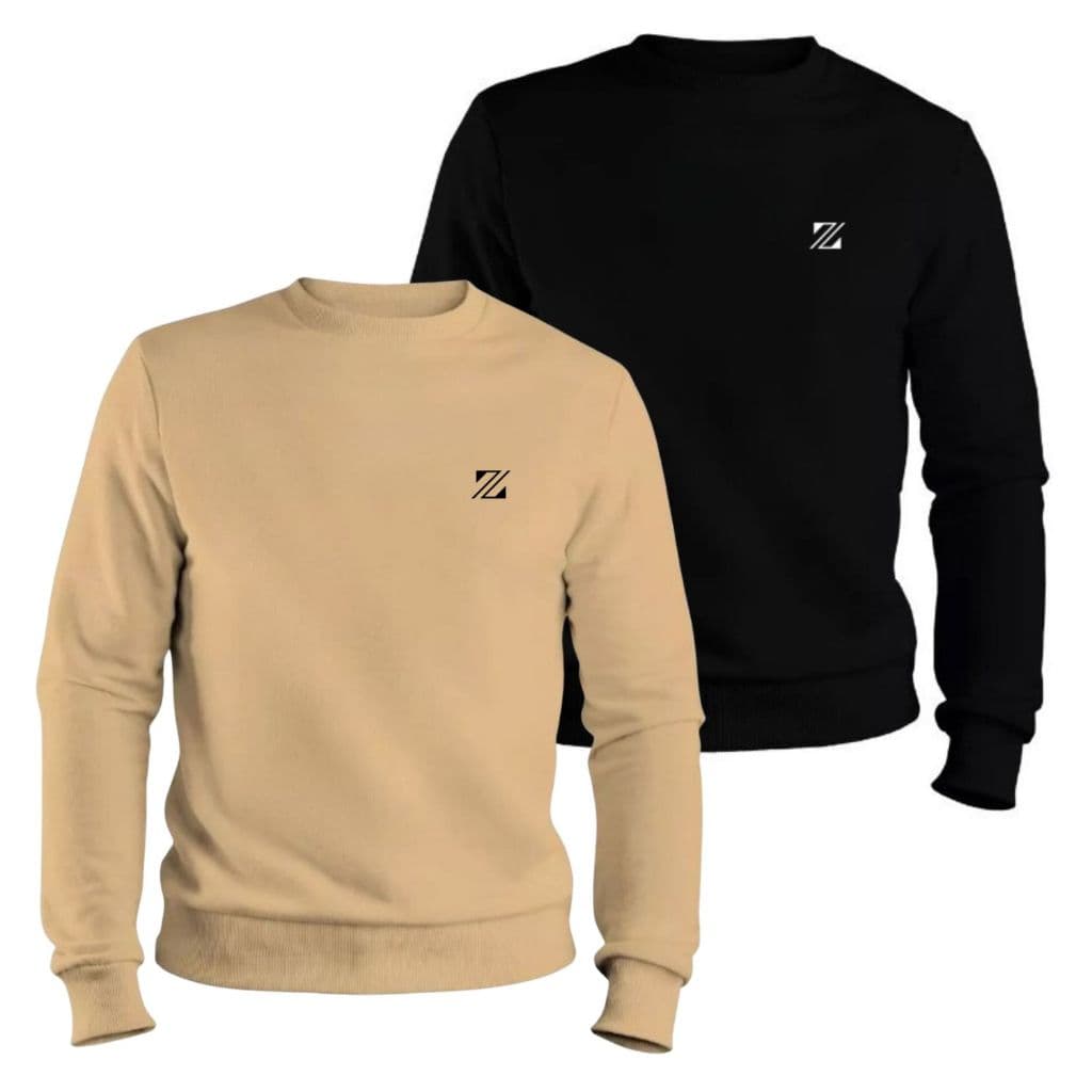 Kit 2 Moletom Masculino Algodão Blusa De Frio Unissex Confortável Oferta