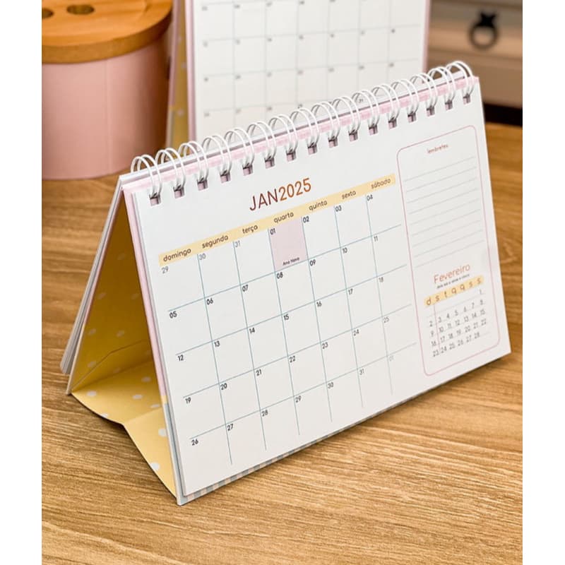CALENDÁRIO A5 - GRANDE DE MESA - 2025+2026