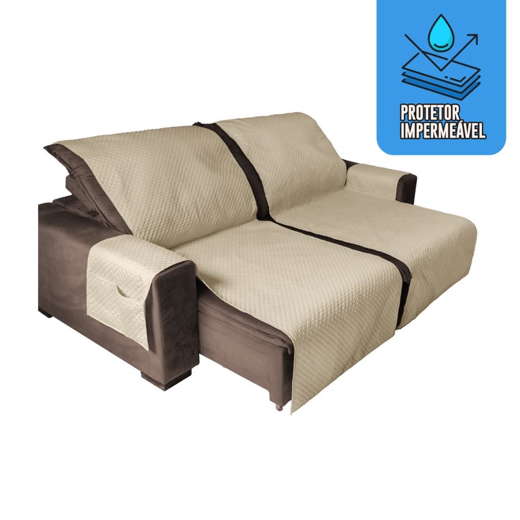 Protetor Capa De Sofá Impermeável 1,80m x 2,40m Matelado Para Sofá Retrátil Black Friday