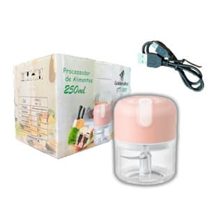 Mini Triturador Processador Moedor Elétrico 3 Lâminas