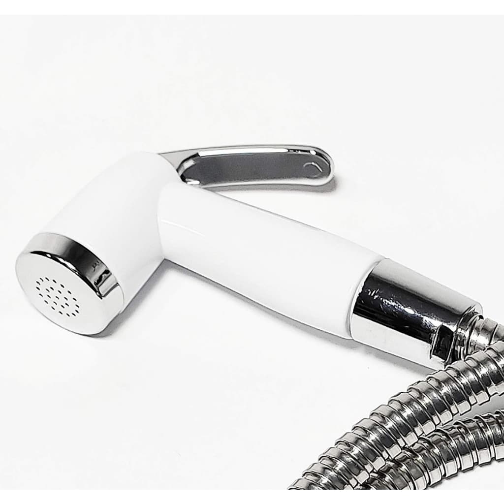 Gatilho Para Ducha Higienica / Chuveirinho Branco Com Suporte ABS Banheiro