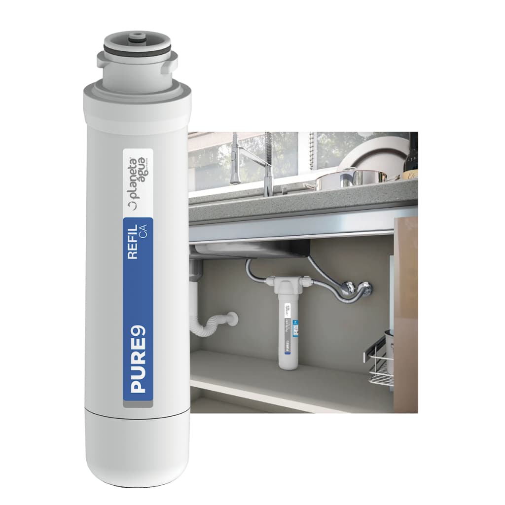 Refil Para Filtro Purificador Planeta Água Pure9 Ca Original