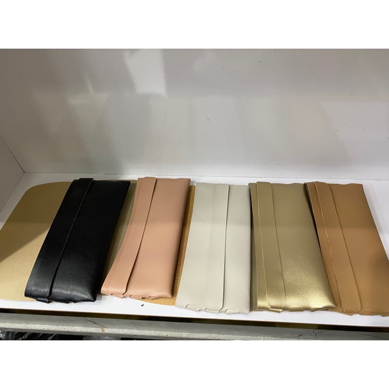 Caixa de estojo tesido courinho aleatório para óculos