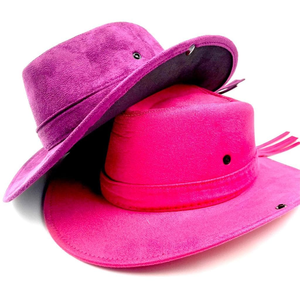 Chapéu Infantil Roxo/Pink Feminino Rodeio Country Festa Junina Cowboy Peão 2024