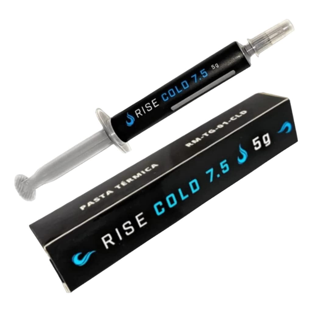 Pasta Termica Prata 5g 7,5 W/m | Rise Mode Silver Cold | Para Processador e Placa de Video | CPU e GPU