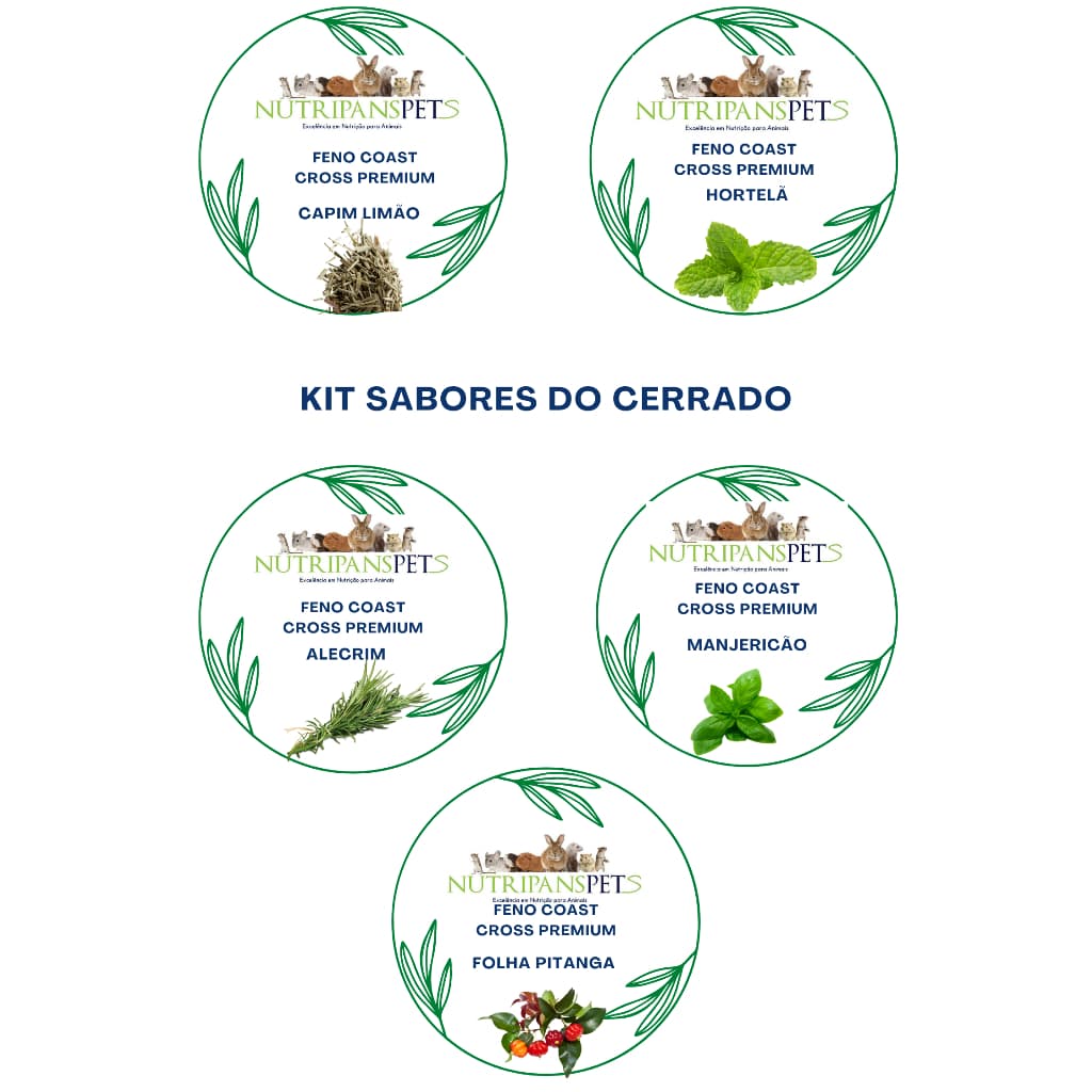 KIT FENO COAST CROSS SABORES DO CERRADO- NUTRIPANSPETS