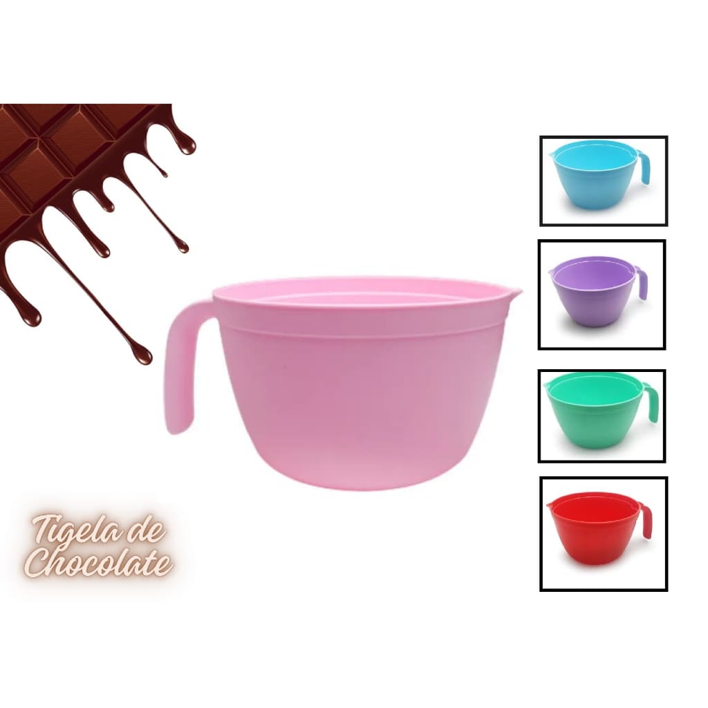 Panelinha Multiuso Derreter Chocolate Microondas S/ Tampa Tigela Panela