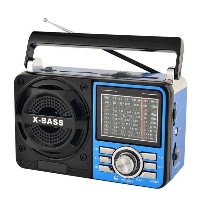 Rádio A Pilha E Tomada Am Fm Sw Pendrive Com Sd Radinho Usb