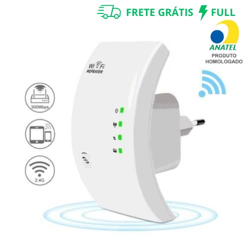 REPETIDOR AMPLIFICADOR DE SINAL WI-FI ULTRA RÁPIDO