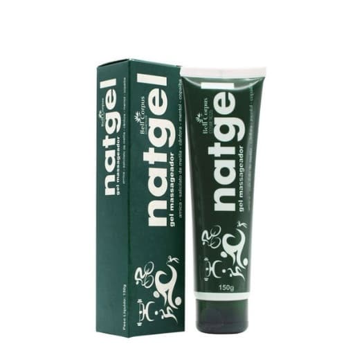Kit 12 Gel Massageador 150g Nat Gel - Bell Corpus - Bisnaga
