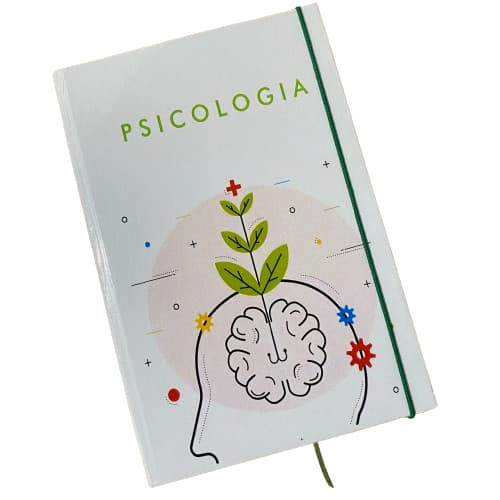 Caderneta tipo Moleskine 14x21 SKETCHBOOK sem ou com pauta - Profissões: Psicologia