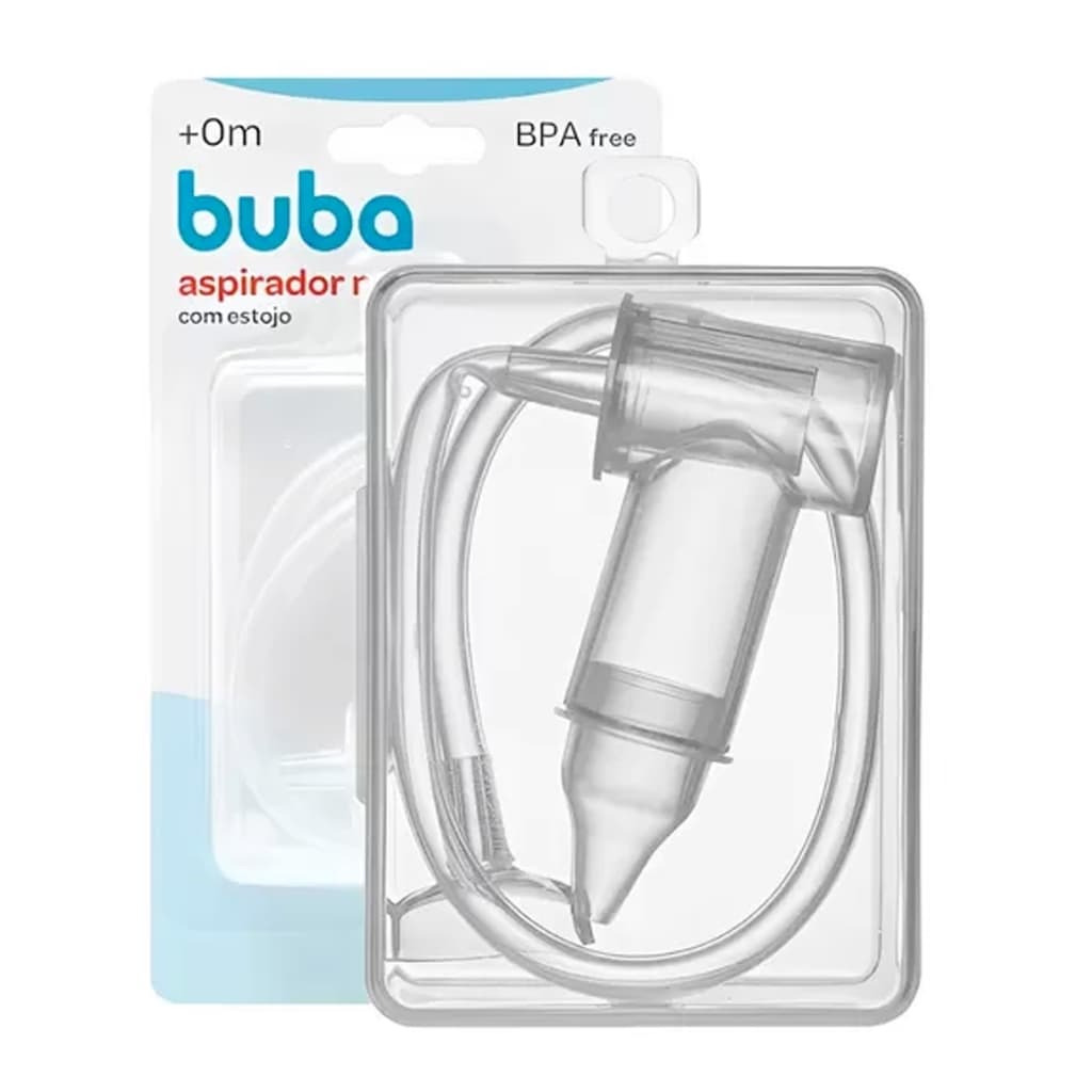 Aspirador Nasal Com Estojo Original Buba Sucção Com Ponta