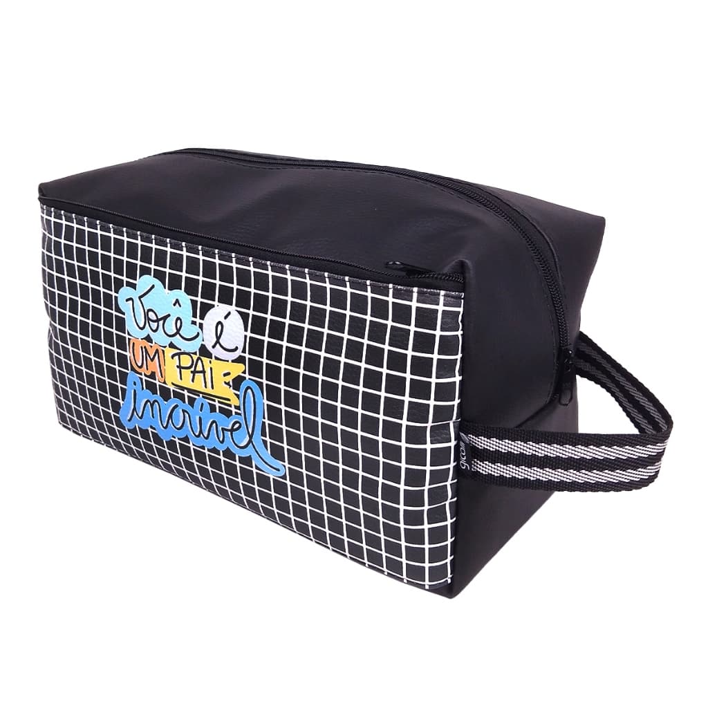 Bolsa Porta Chuteira com bolso Dia dos Pais Pai Incrível