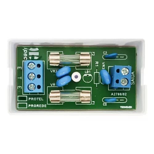 Protetor De Linha Telefonica Contra Surto Ipec Protel