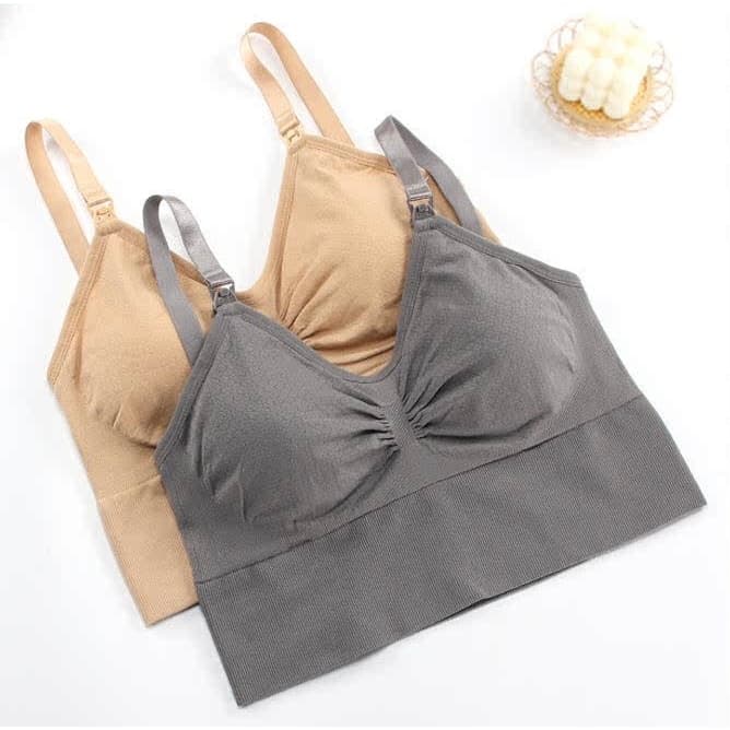 Kit 2 Top Amamentação Longo Bojo Remove Alça Regulável Benzeno