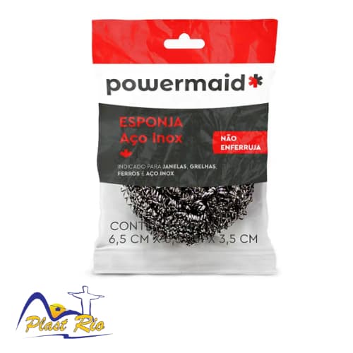 Kit C/10 Esponjas Aço Limpa Panela Engordurada dá Brilho