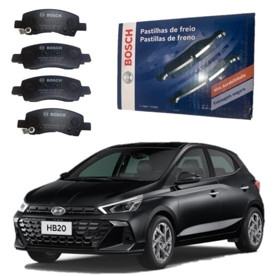 Pastilha De Freio Dianteira Hb20s 1.0 Evolution 2021 2022