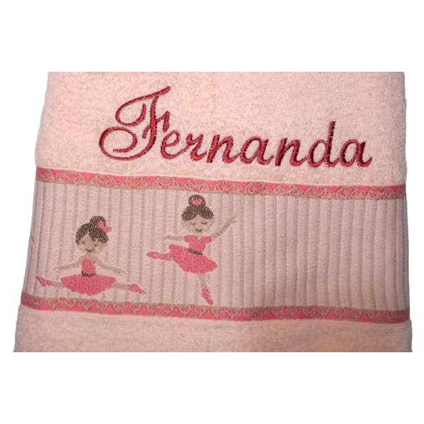 Toalha Banho infantil personalizada com nome