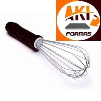 BATEDOR DE FUE 25 CM INOX CABO PRETO COM NOTA FISCAL