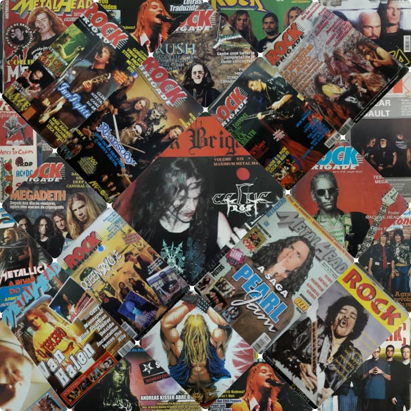 Revista: Rock Brigade- Top Rock- Metal Head- Metal- Rock Free- Metal Massacre- Comando Rock