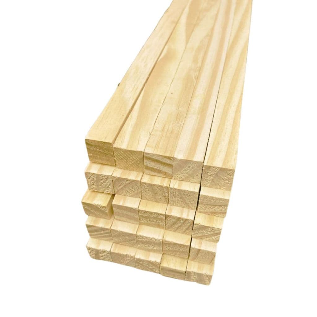 Sarrafo Ripinhas Quadradinho De Madeira Pinus Artesanato 1cm X 1cm