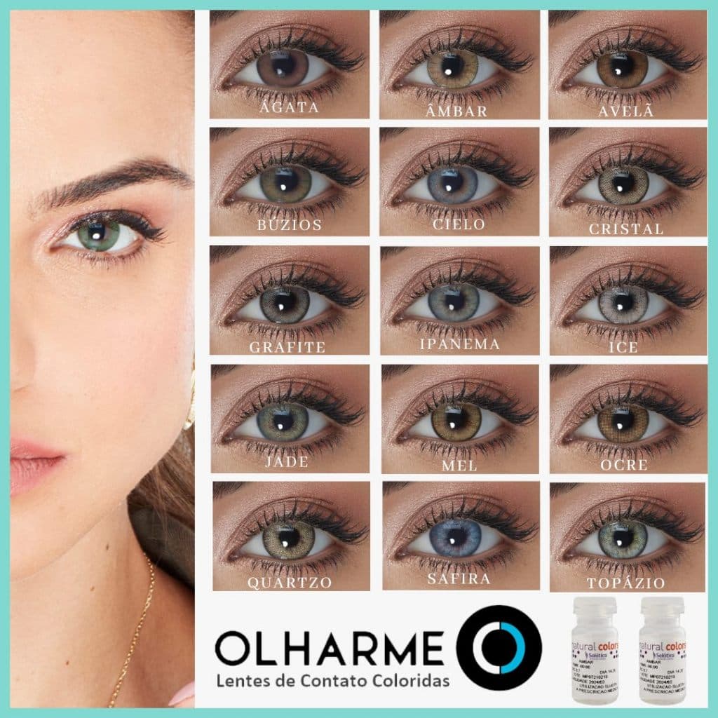 Lentes Coloridas Solótica Hidrocor Anual - Com Grau