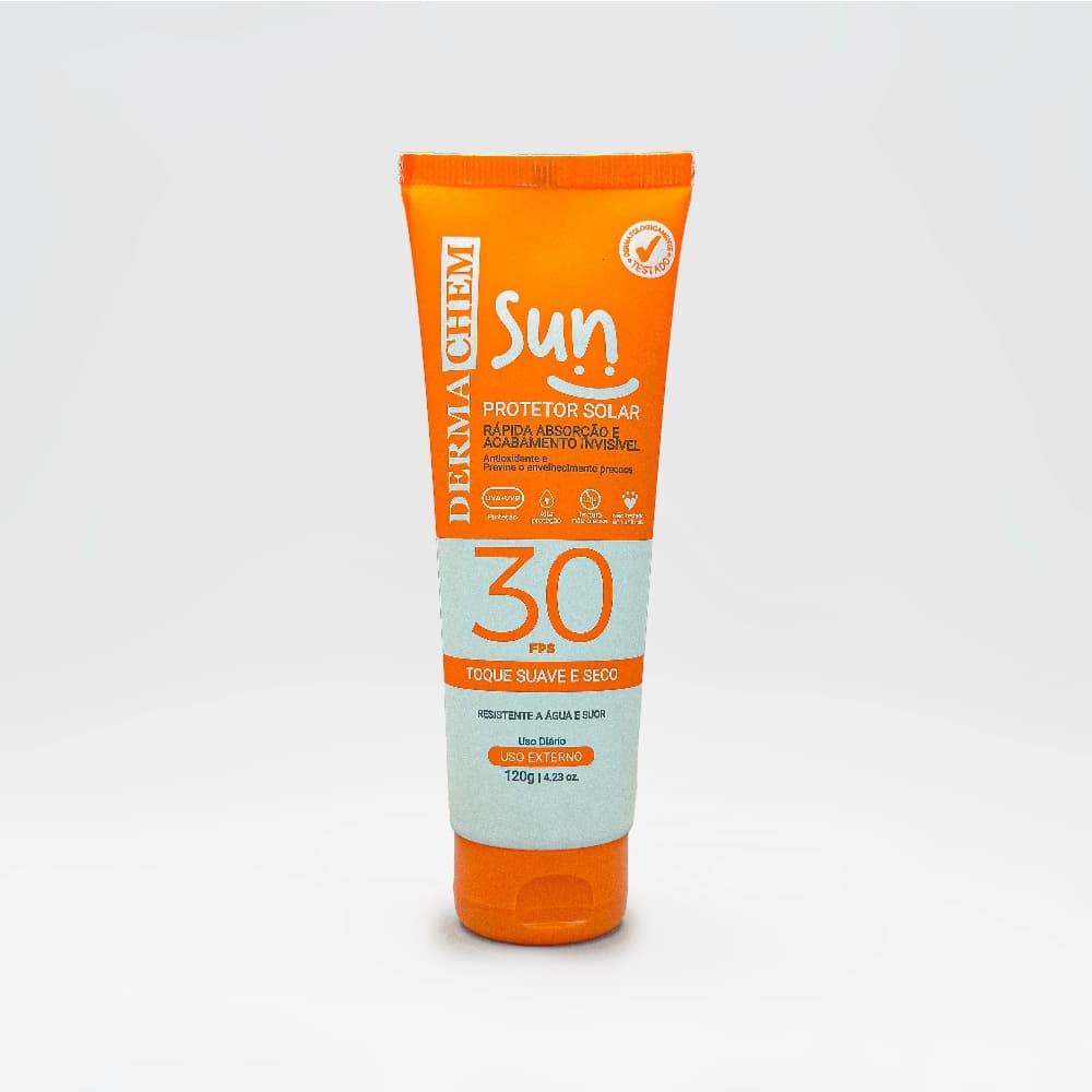Protetor Solar Sun FPS 30 120g Dermachem