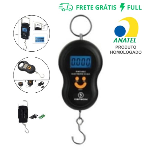 BALANÇA DIGITAL DE MALA PESAGEM ATÉ 50KG