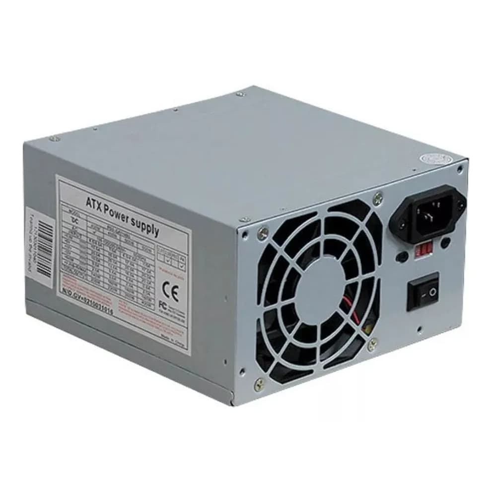 Fonte Knup KP-517 ATX 200W sata 24 pinos 110/220V manual com cabo de alimentação