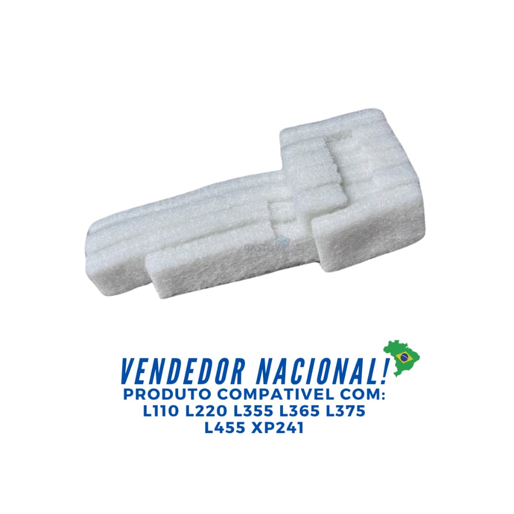 Feltro Almofada Esponja Absolvente para Epson L110 L120 L210 L220 L310 L355 L365 L375 L395 L455 L495