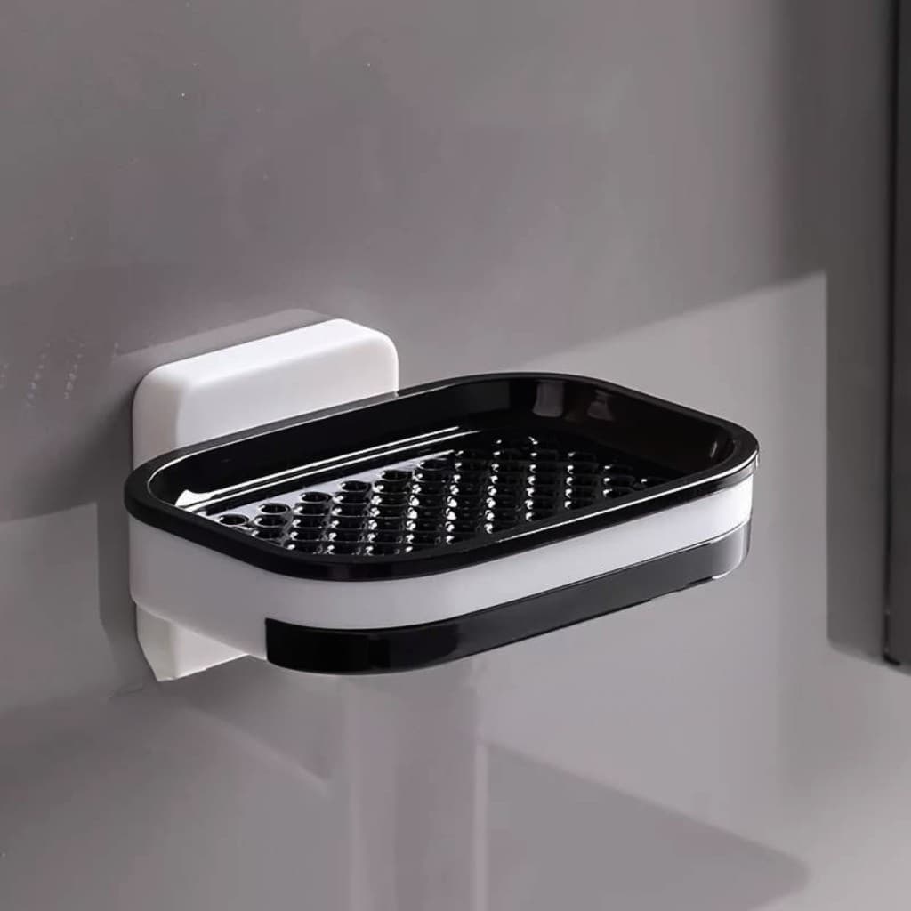 Saboneteira Adesiva de Parede // Com Bandeja e Sem Perfuração