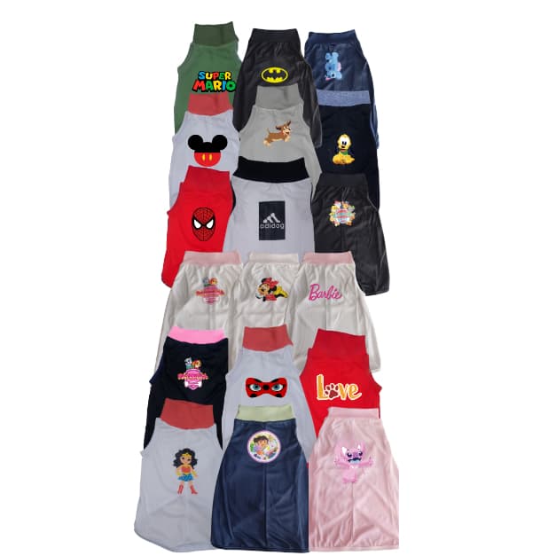 Kit 3 Roupinhas De Cachorro Verão Pet