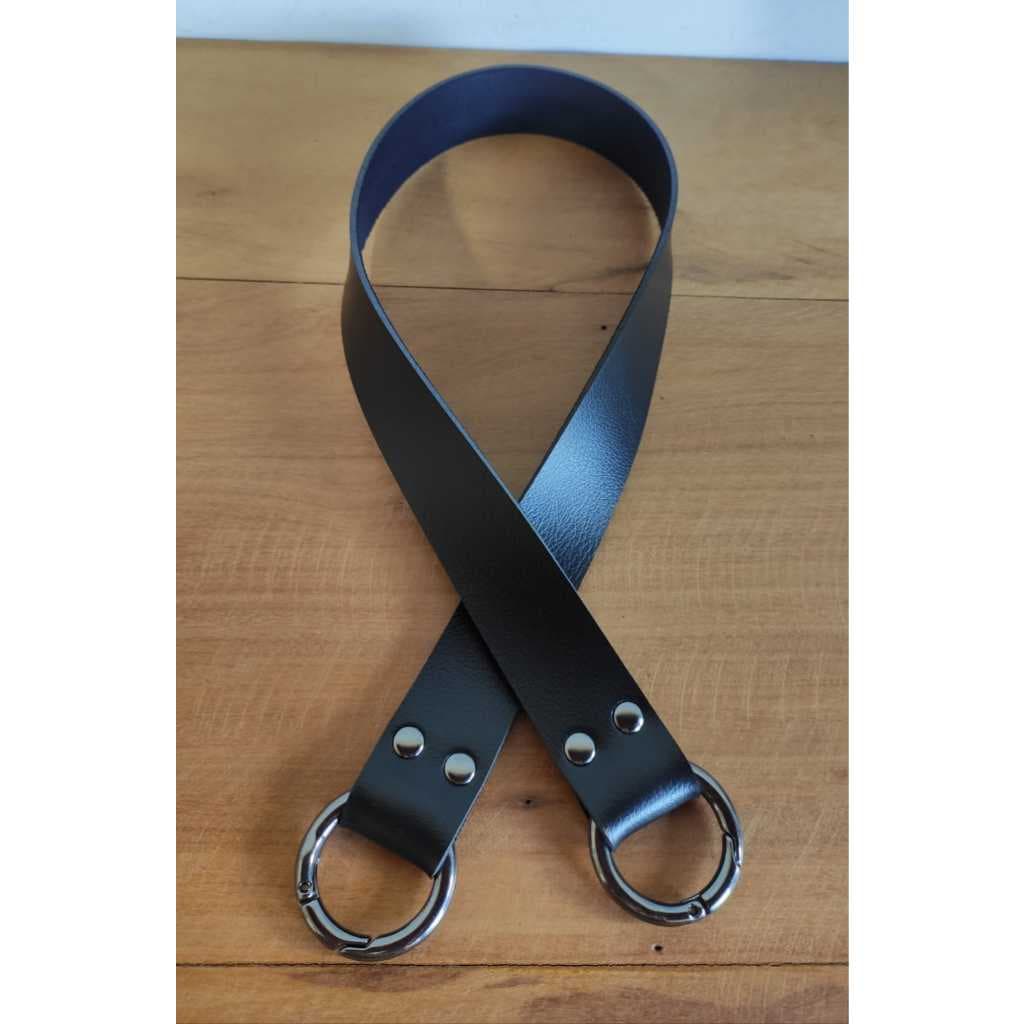 Alça Ombro Larga Com Argola Articulada Em Sintético Para Bolsas Artesanais - VENDIDA POR UNIDADE