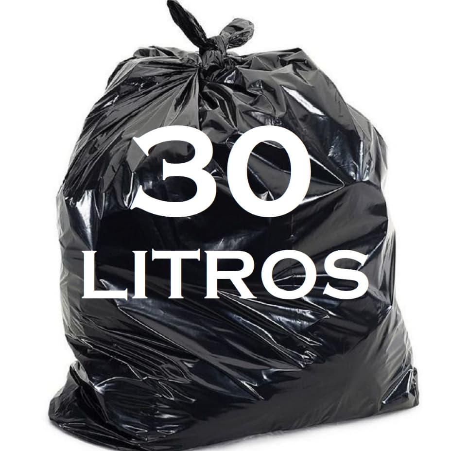 Saco de lixo 30 Litros 100/50 unidades Direto da Fábrica