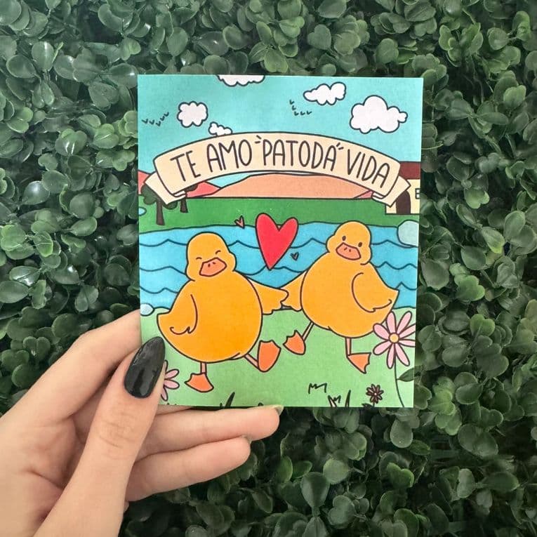 Cartão Para Presente - Casal - Dia dos namorados - Papel fotográfico - Envio rápido