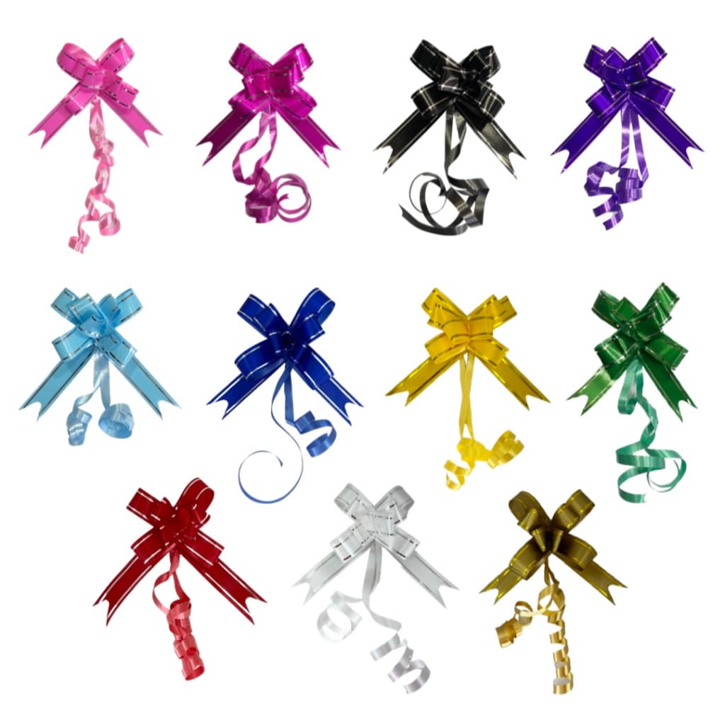 Laço fácil tamanho P 12mm x 21cm 100un. cor única ou sortidos