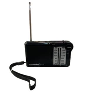 Mini Rádio Portátil Bandas AM e FM Recarregavel GT-150TG