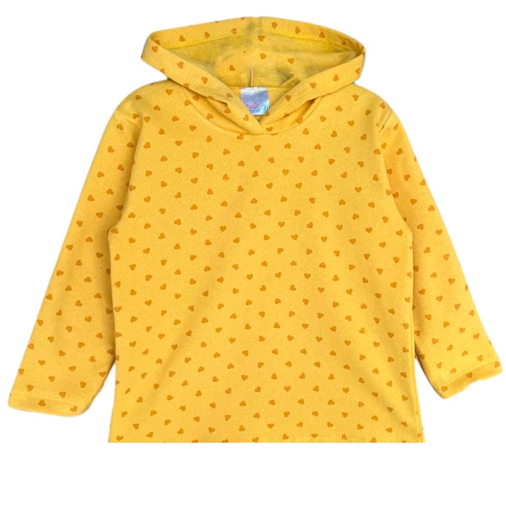 Casaco Infantil com Capuz - Moletom Peluciado