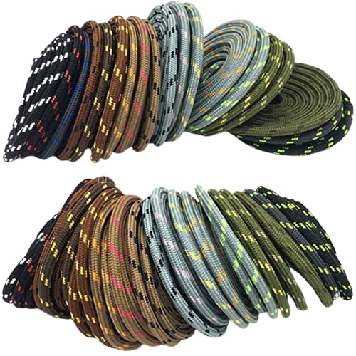 1 par Cadarço 1,20m 1,50m 1,80m  coturno adventure bota trilha  reforçado epi padrão militar