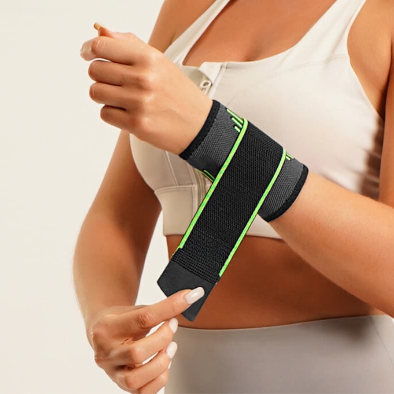 Munhequeira De Compressão Esportes Academia Treinos Combate De Dores