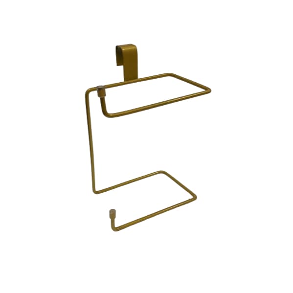 Porta papel higienico duplo DOURADO