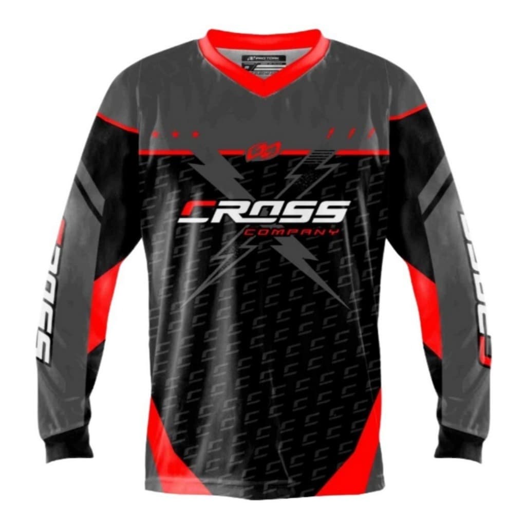 Camisa Blusa Adulto Manga Longa Para Motocross Trilha Pro Tork Cross Company