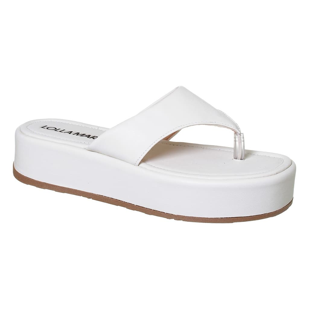CHINELO FEMININO SANDÁLIA PLATAFORMA FLATFORM ASA DELTA LOLLA MARIA