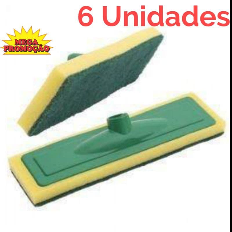 Esfregao ,Lava azulejo, 6 Unidades,Cores Variadas