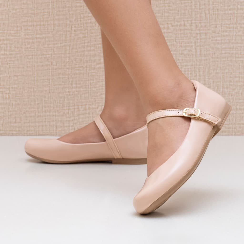 Sapatilha Feminina Infantil La Requinte Confortavel Boneca Lisa Juvenil Menina Casual