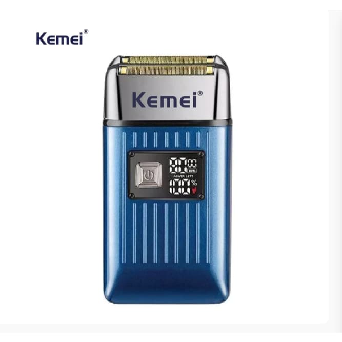 Barbeador Elétrico a Prova D'água IPX5 8.000 RPM KEMEI KM -1112  Bivolt 110v 220v Sem Fio Portátil